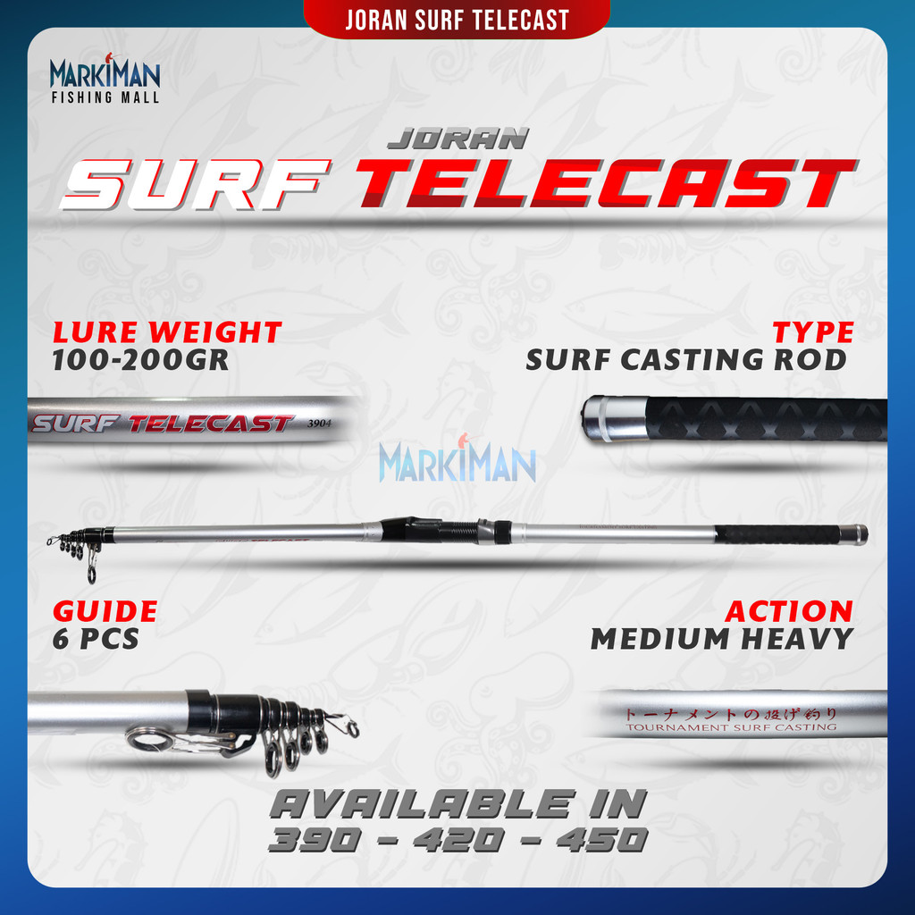 Joran Pancing Antena AXZ Surf Telecast - AXZ Surf Thunder SB3  -  Big Boss Surf Exori - Ogawa Mesuji