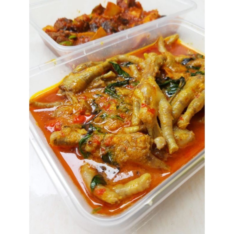 Ceker Ayam Bumbu Rica Mercon Pedas Matang