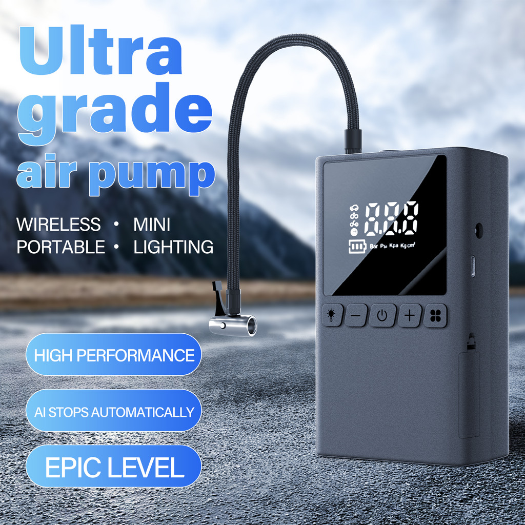 Car Inflator Pump Car Inflator Pump gital splay Multi functional Portable Tire Inflator Bucket Tire 