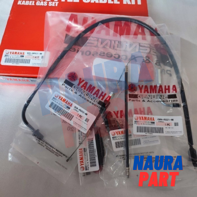 Throttle Cable Kit Kabel Gas Set Kabel Pompa Oli Samping F1ZR FIZR F1Z 4US-WF631-00