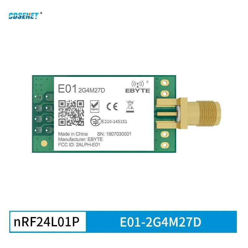 nRF24L01P 2.4GHz 500mW E01-2G4M27D SPI Transceiver E01-2G4M27D 27dBm SMA Long Range nRF24L01 PA A Tr