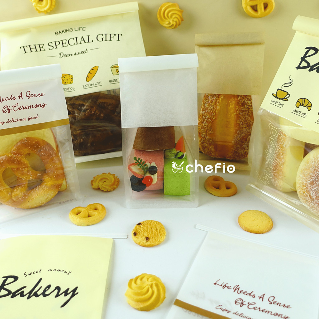 Bread Bag Kantong Roti Kue Kertas Kue Kering Roti Serbaguna Paper Bag