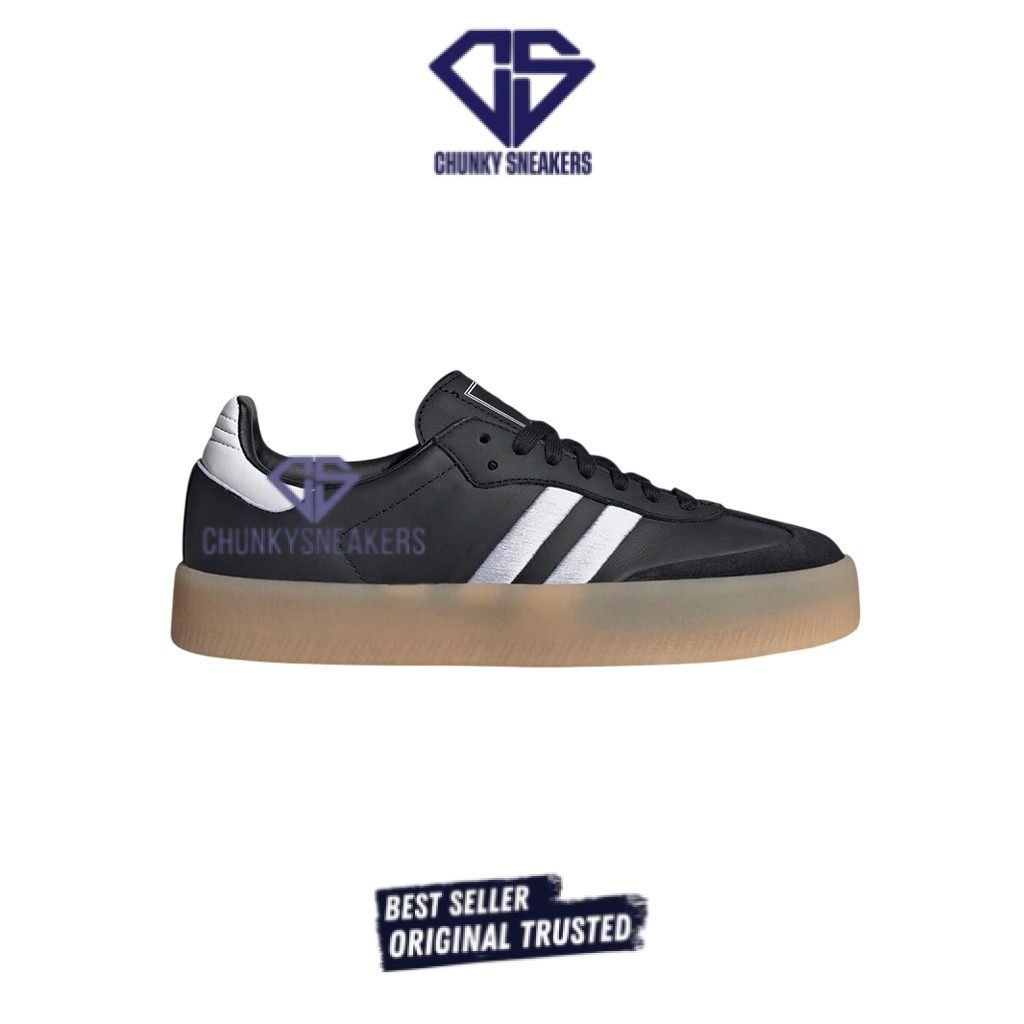 Sepatu Adidas Samba Black Gum Womens 100% Original BNIB