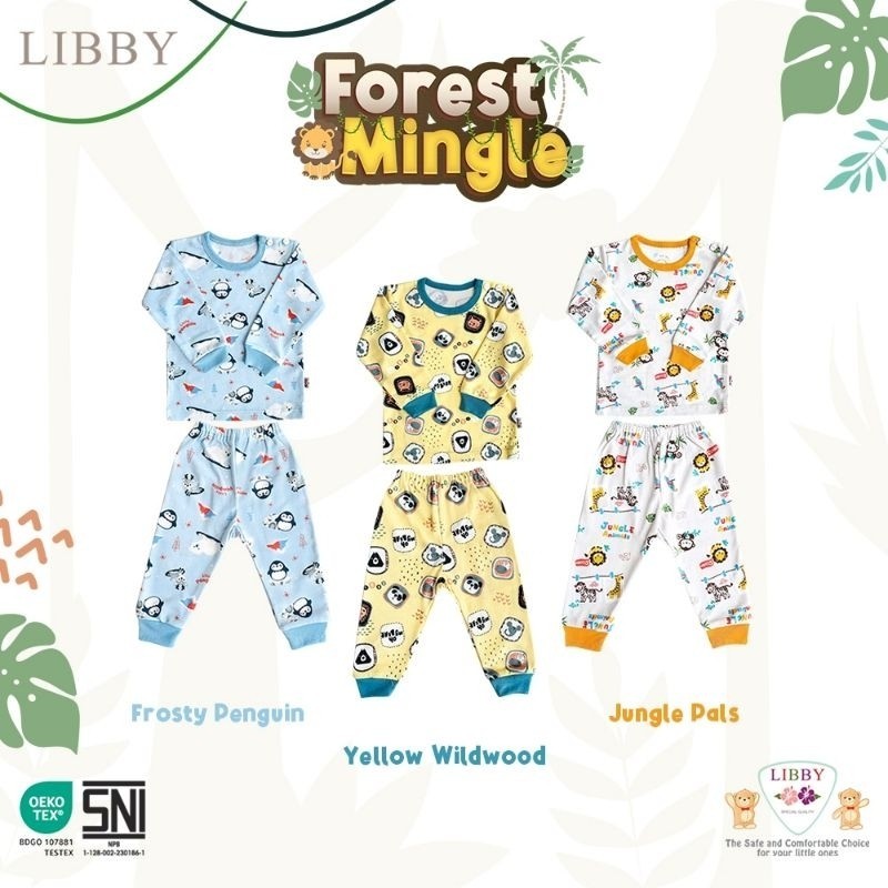 SETELAN OBLONG BABY LIBBY LENGAN PANJANG DAN CELANA PANJANG / SETELAN ANAK CEWEK COWOK ( MEREK LIBBY