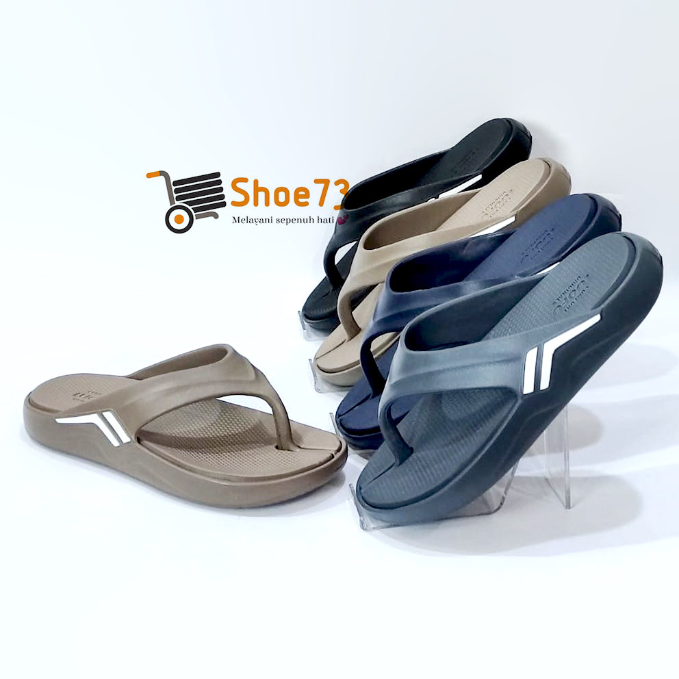 LUOFU E 6217 - BRE01 SIZE 40-44 l Sendal Cowok Ringan