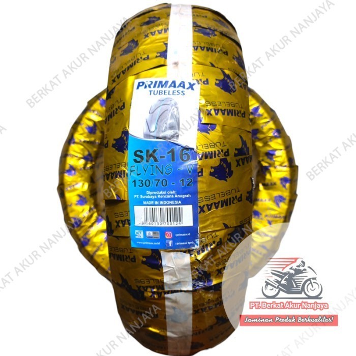Ban Primaax sk16 130 70 12 Tubeless   Ban Vespa Sprint GTS