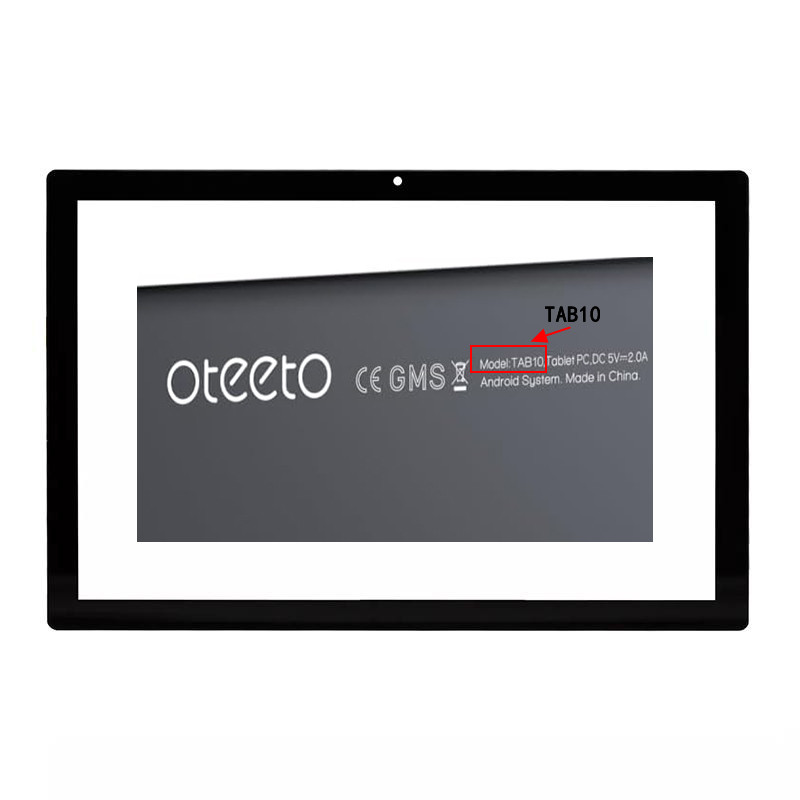 10.1In New for OTEETO TAB 10 Tablet Capacitive Tou Screen gitizer Sensor External Glass Panel Replac