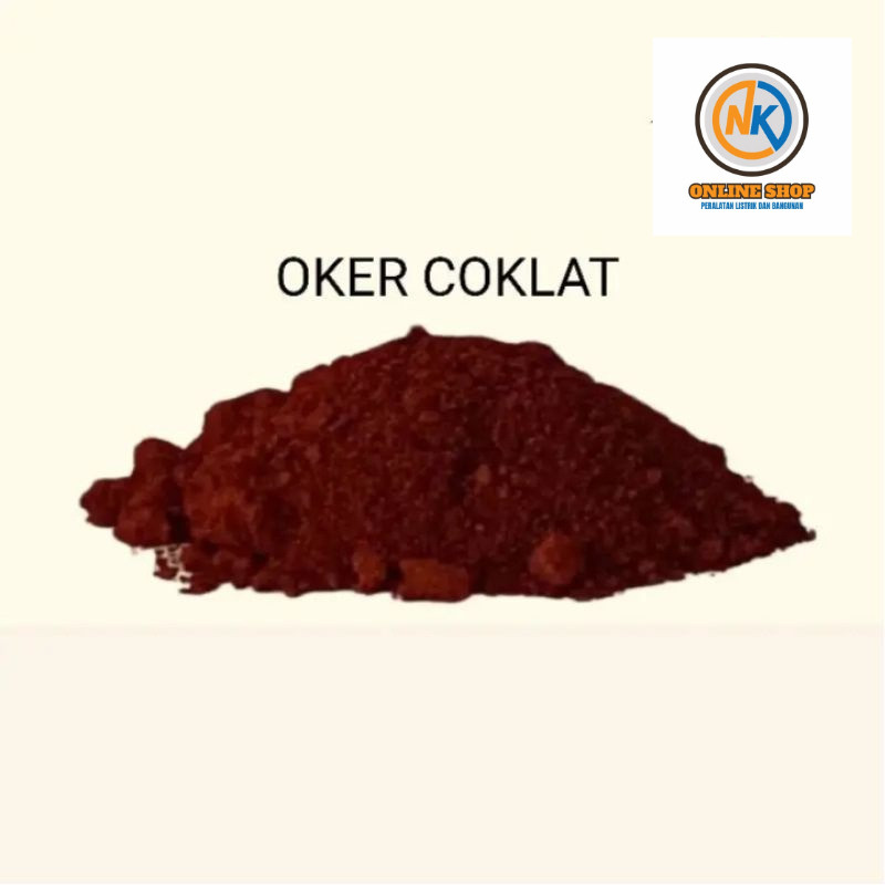 NK_ONLINESHOP MENJUAL ISI 1 KG OKER COKLAT - OKER DEMPUL KAYU DAN PEWARNA PLAMIR PEWARNA COKLAT