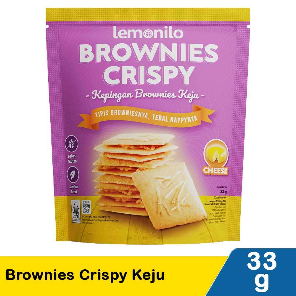 Lemonilo Brownies Crispy Keju 33G