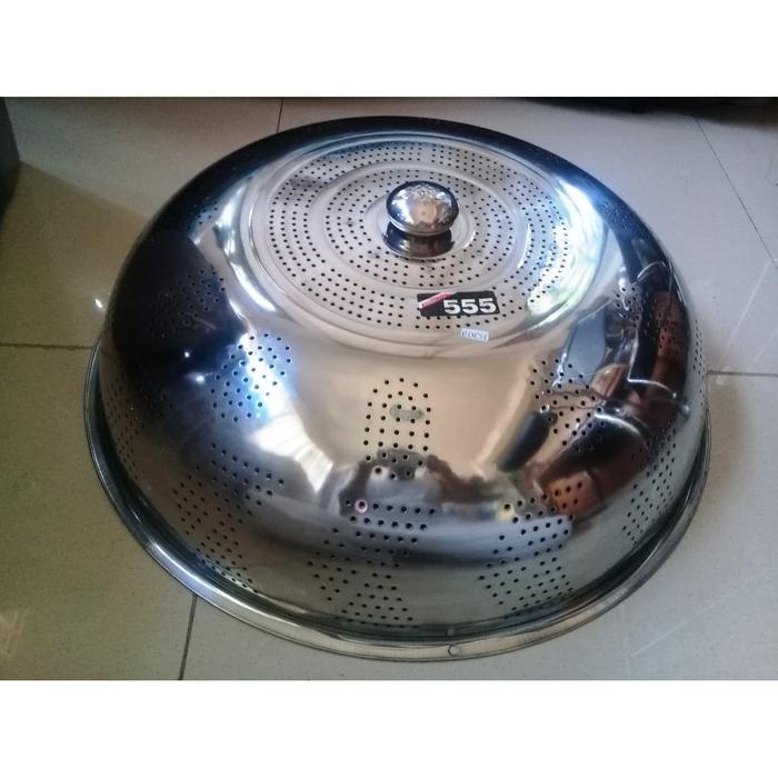 Tudung Saji Tutup Makanan 60cm Stainless Steel 555 - Only Gojek Grab