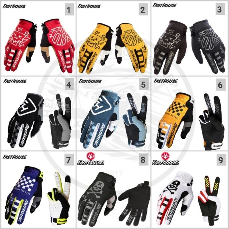 SARUNG TANGAN FASTHOUSE KUALITAS ORIGINAL MOTORCROSS GLOVES