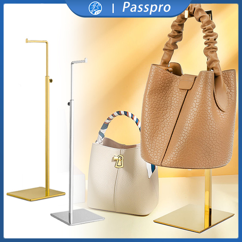 Dudukan Tas Standing Stand Hanger Rak Gantungan Tas Hanging Bag Display Stand Rak Display Tas Toko S