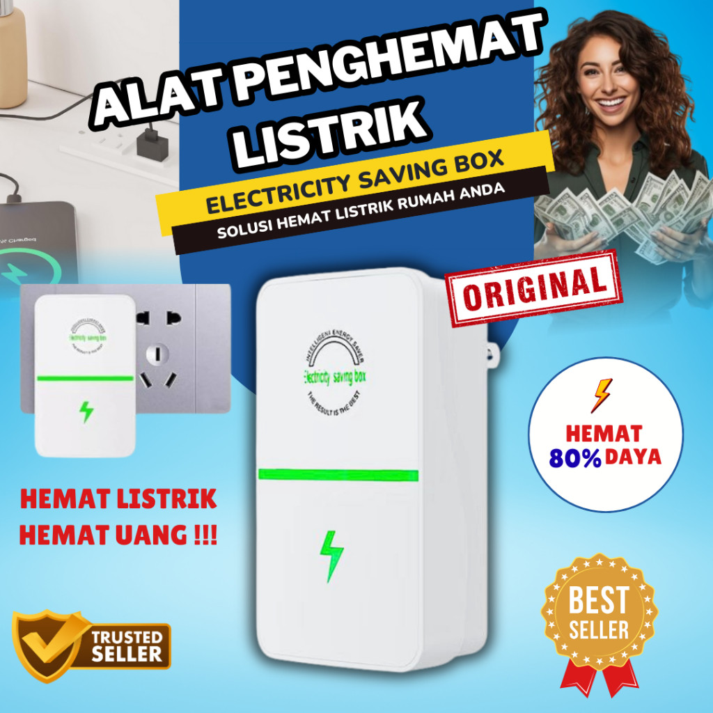 Alat Penghemat Listrik Original Jerman Hemat Daya Kwh 80 90 Persen Listrik Rumah Tangga Kantor AC TV