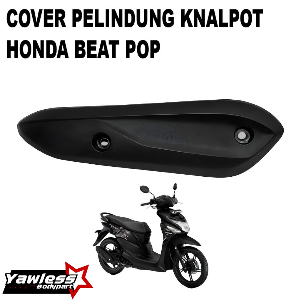 Cover tameng knalpot honda beat pop tutup tameng beat pop cover knalpot beat pop