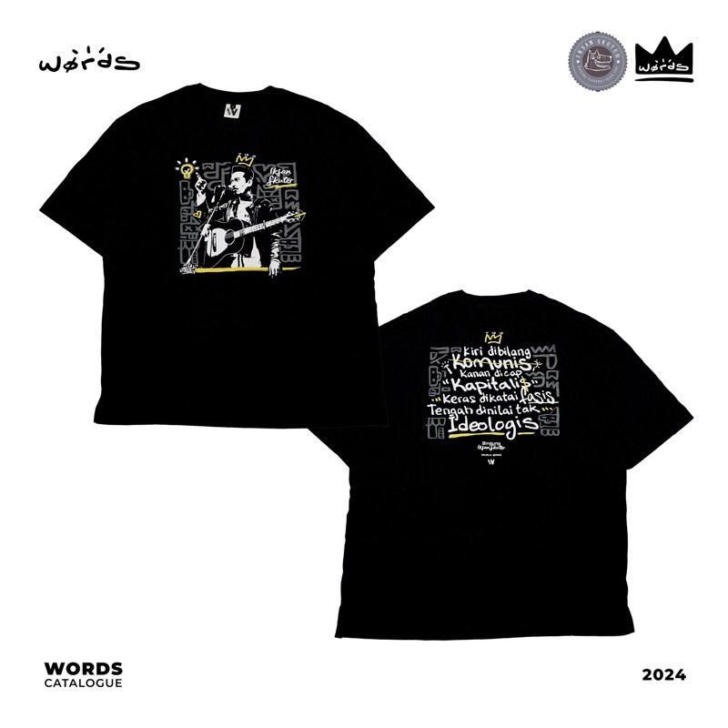 (Kaos) Official Merchandise Iksan Skuter X Words (Oversized)