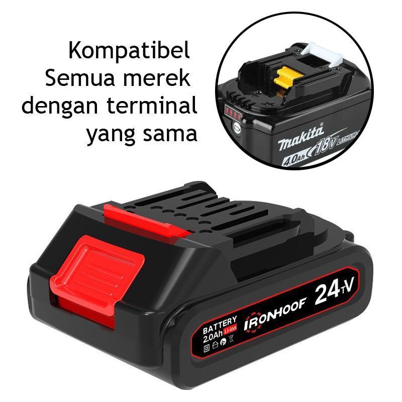 Baterai Charger LXT Battery Cas Impact Wrench Wireless Driver Mesin Bor Gergaji Gerinda Powertool Ir