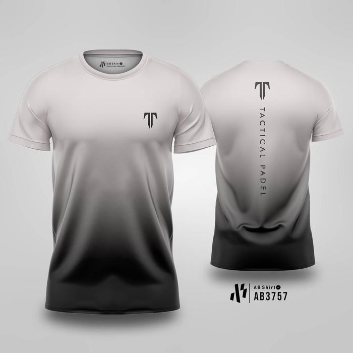 Kaos Jersey Tactical Padel gradient Jersey Padel Baju Padel Tennis DryFit