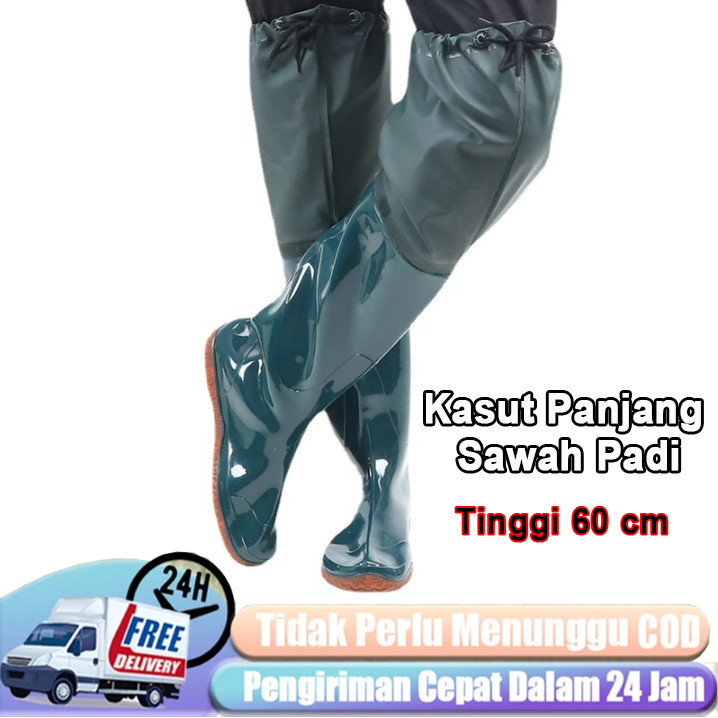 SEPATU BOOT KARET PETANI SAWAH TERNAK MANCING 2025 SEPATU BOOT PETANI SAWAH PANJANG PERTANIAN