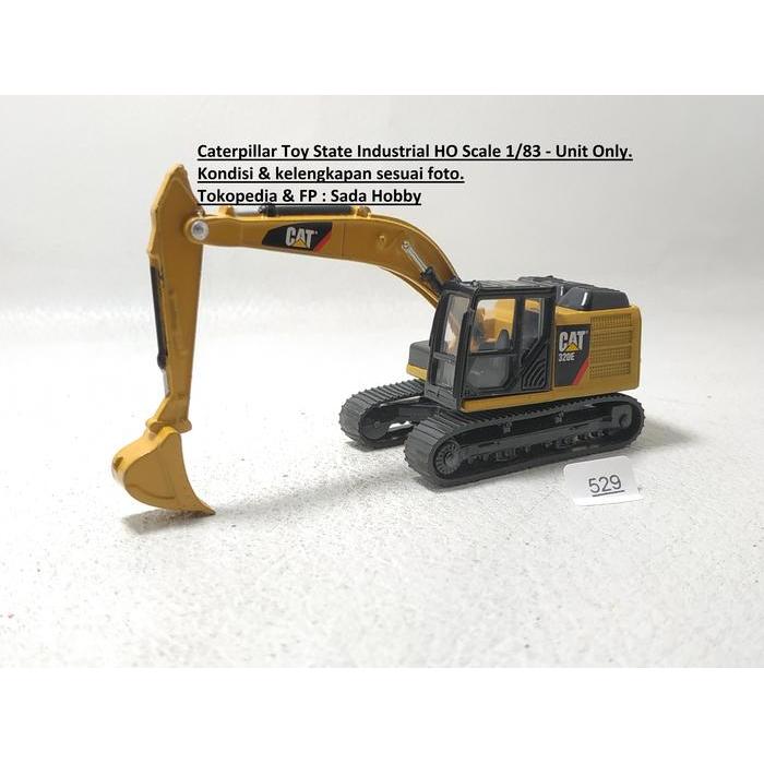 Miniatur 1/90 Catterpillar CAT Toy State Industrial 320E Excavator HO Scale Unit Only SBAtoys