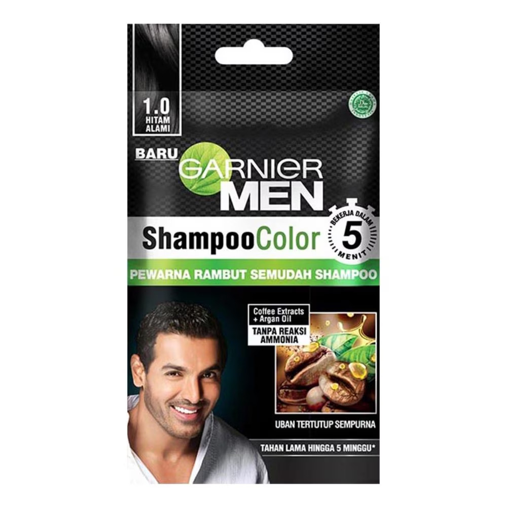 Markas.Kosmetik- Garnier Men Shampoo Color Hair Color