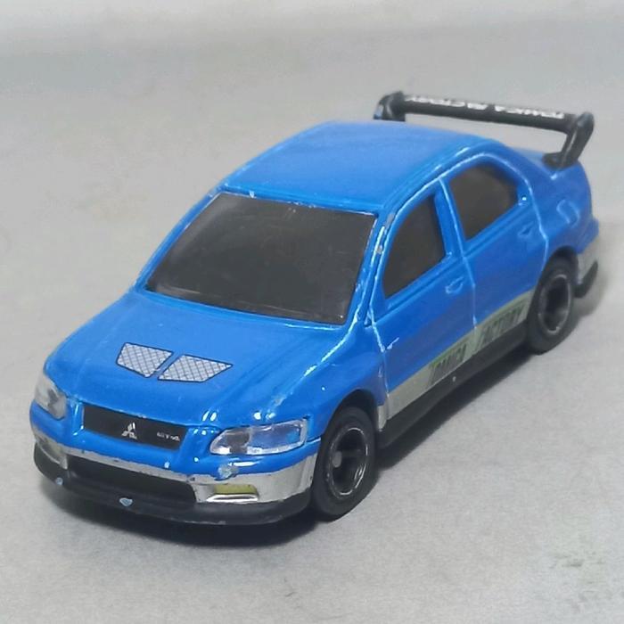 Diecast Tomica Mitsubishi Lancer Evo VII Takara Tomy edisi Tomica Assembly Factory Lancer Evolution 