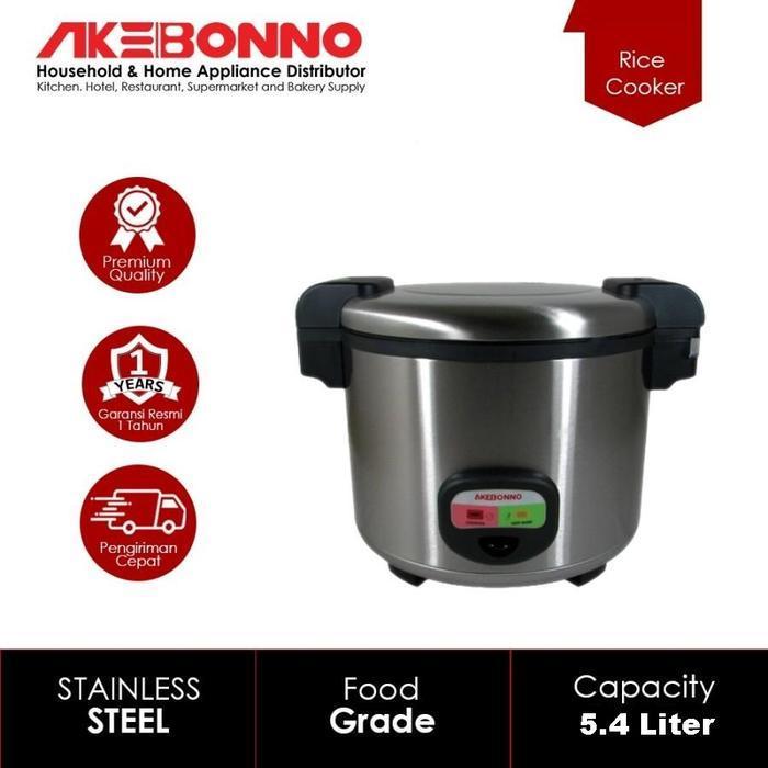 Akebonno / Akebono Rice Cooker & Rice Warmer Penanak Serbaguna HJF-8195 - 5,4 Lt / Liter