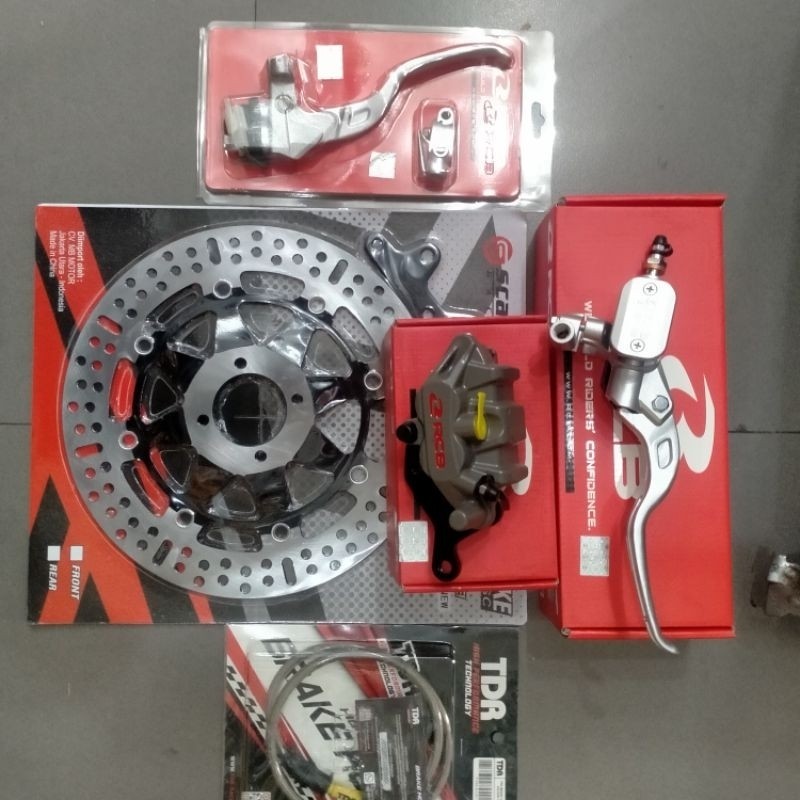 paket pengereman master rem rcb E3 seris dan E3 plus jupiter z fiz r vixion vega megapro tiger old t