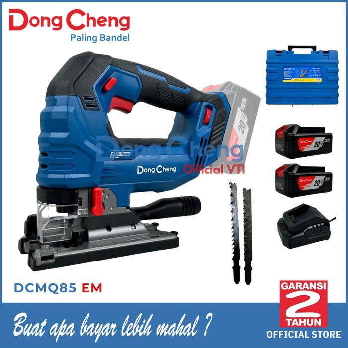 Mesin Gergaji Kayu DONGCHENG DCMQ85 EM Cordless Brushless JigSaw jig Saw Gergaji Kayu JigSaw Jig Saw