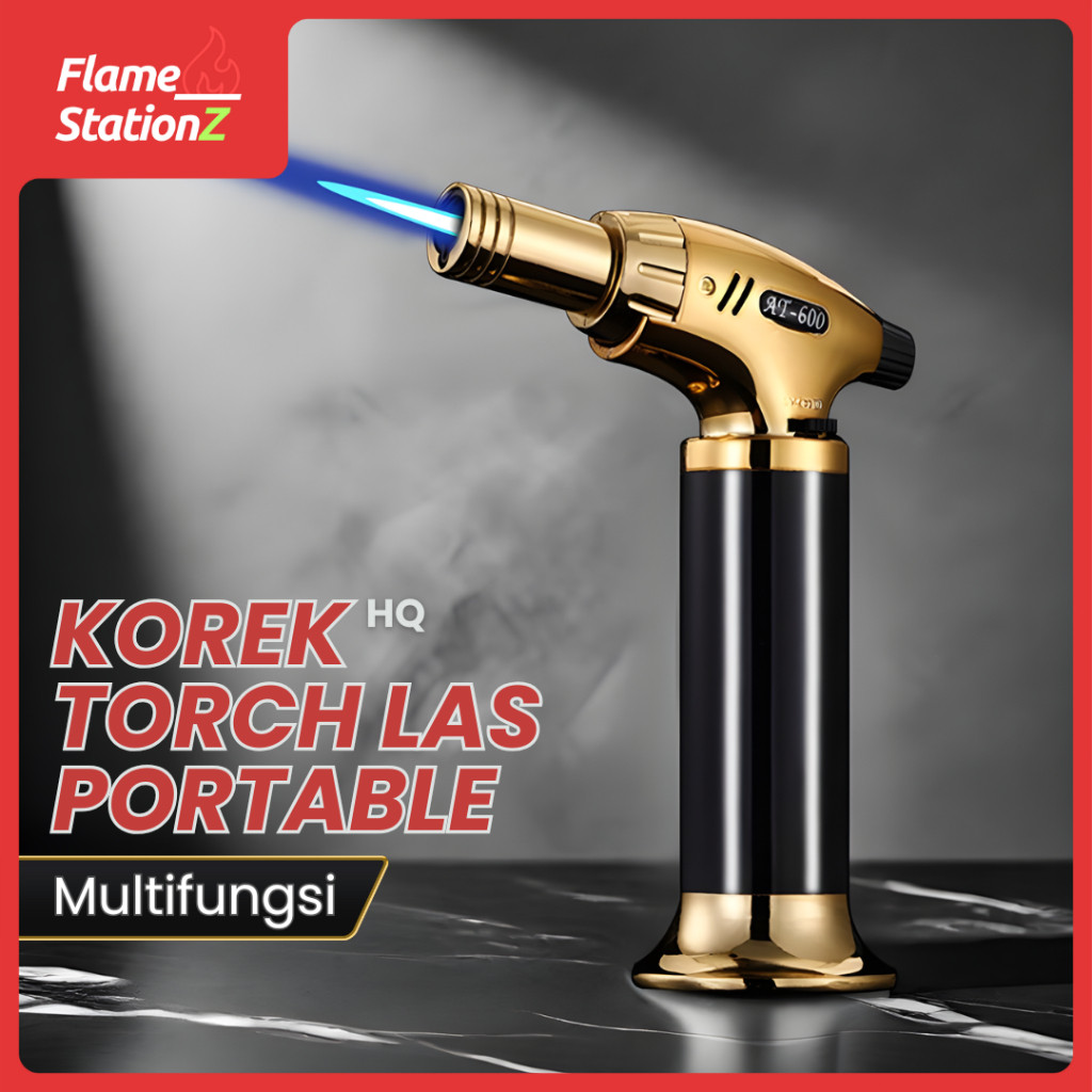 (Ceria Yessa) KOREK API POWER TORCH AT600 KOREK API TORCH ISI ULANG GAS
