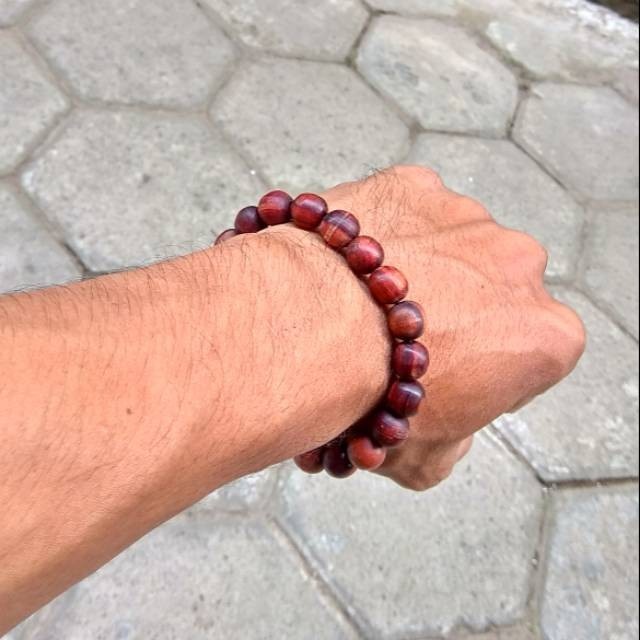 GELANG KAYU GALIH NAGASARI MERAH CIREBON MATI NGURAK