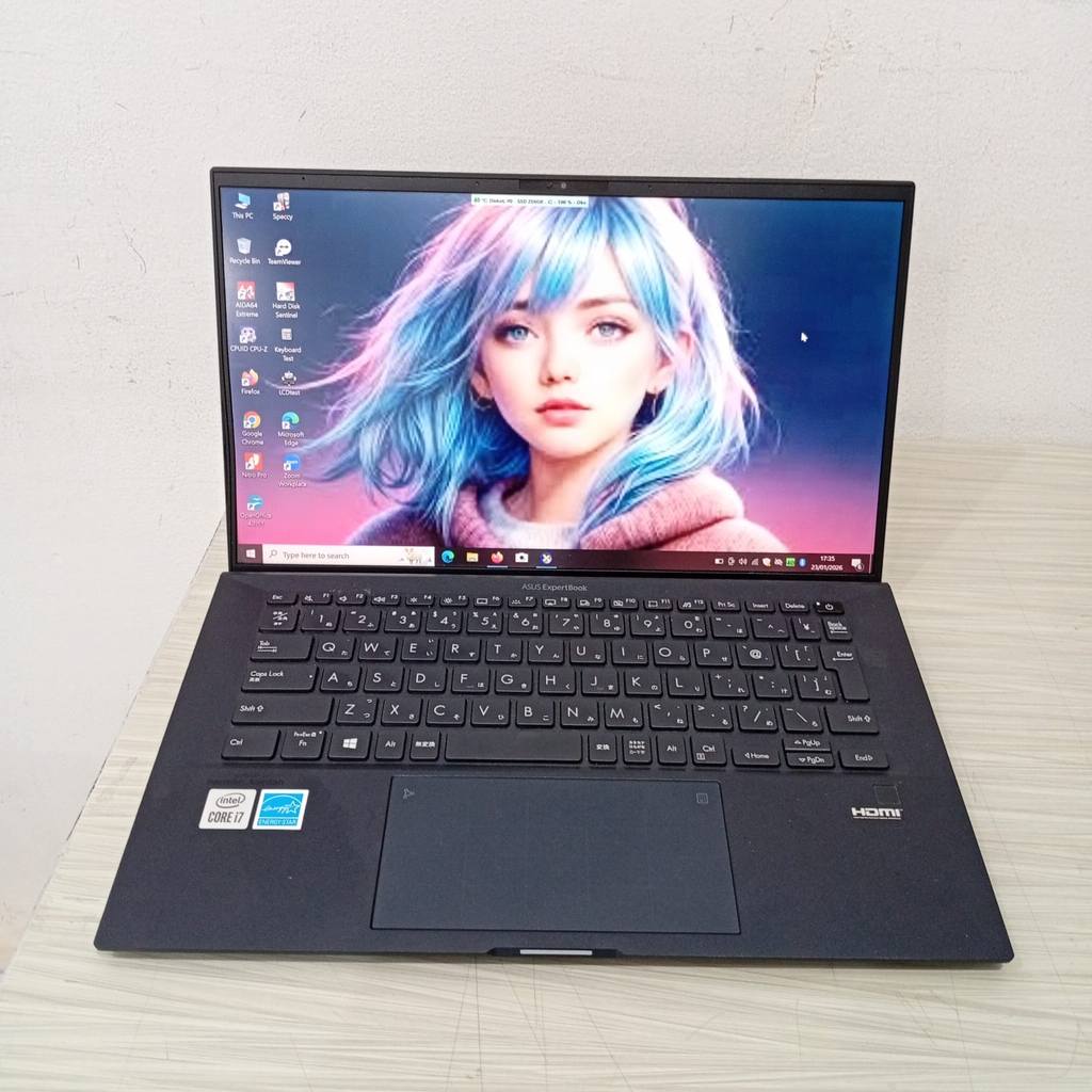 laptop  ASUS Expertbook B9450FA Ram 16Gb  core i7 gen10 ringan
