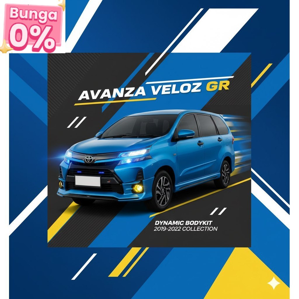 bodykit Toyota AVANZA Veloz 2019-2022 GR body kit  VELOZ GR bodikit  VELOZ GR