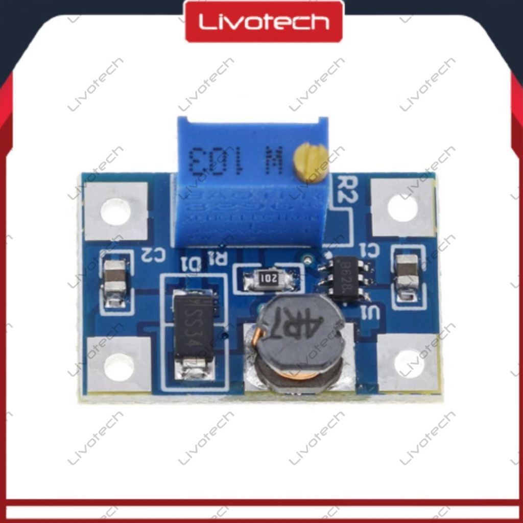 LIVO SX1308 2A Step Up Module Boost Converter 228V DC Adjustable SX1308 Modul