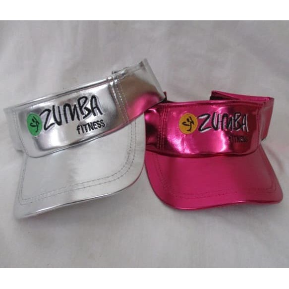 Topi ZUMBA Metalic Glosy/Topi Senam/Topi Olahraga/Topi Gym Fitness Aerobik