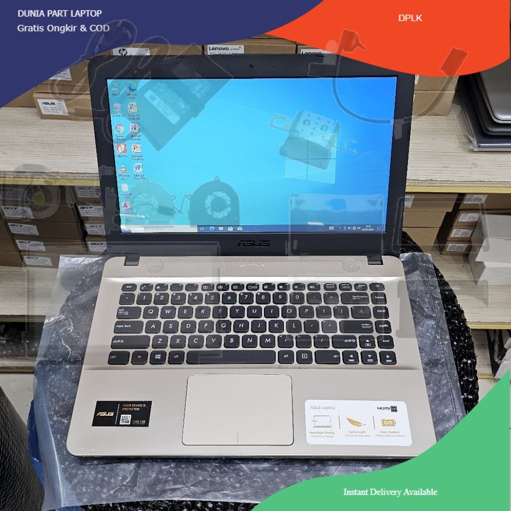 Laptop Leptop Asus X441B X441M RAM 4 Generasi baru SSD 128GB Siap pakai Part