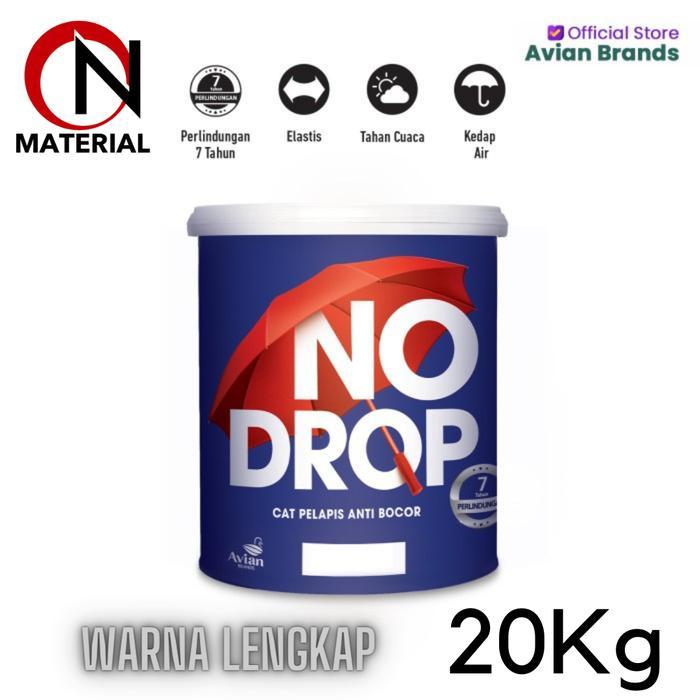 Cat No drop 20kg / Abu dan Putih Warna - Brilliant White