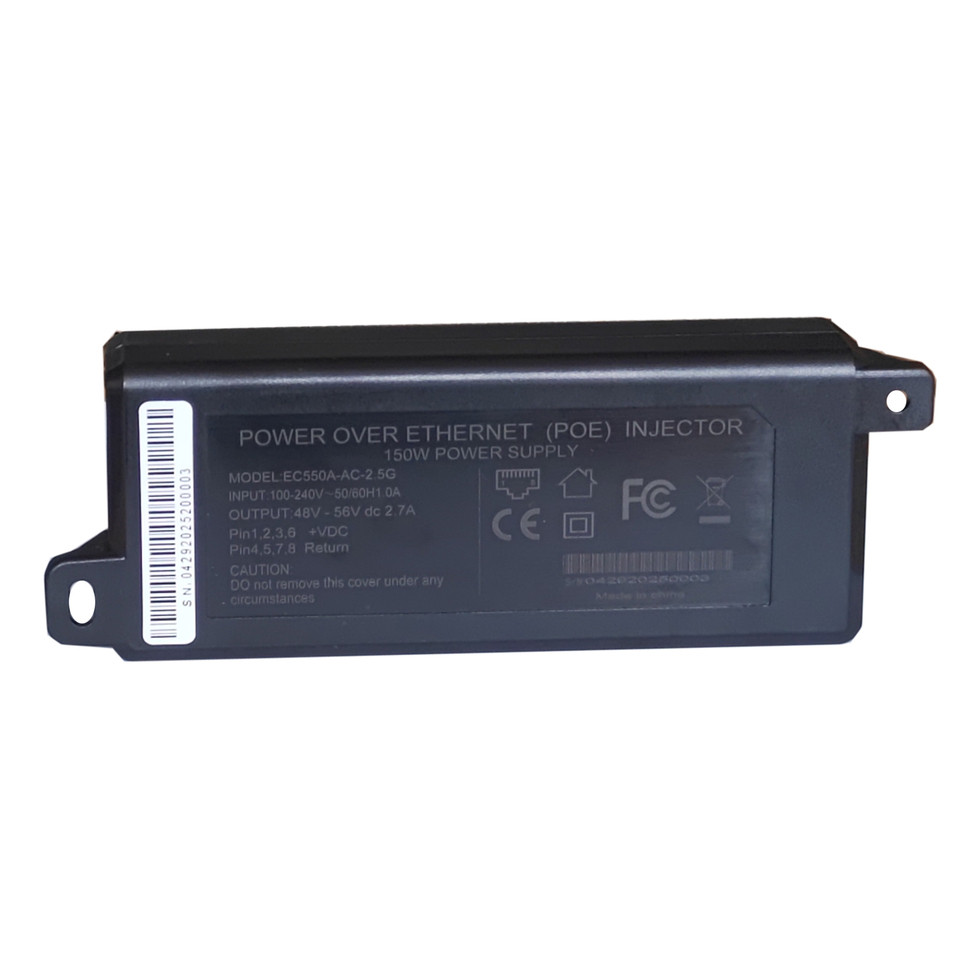 AC Input POE Injector 25Gbps Max 150w for starlink GEN2 AND GEN 3