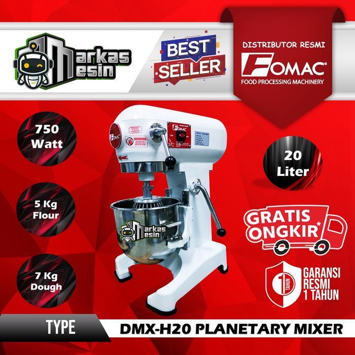 Planetary Dough Mixer Mesin Pengaduk Adonan 20 Liter DMX-H20 FOMAC - DMX-H20