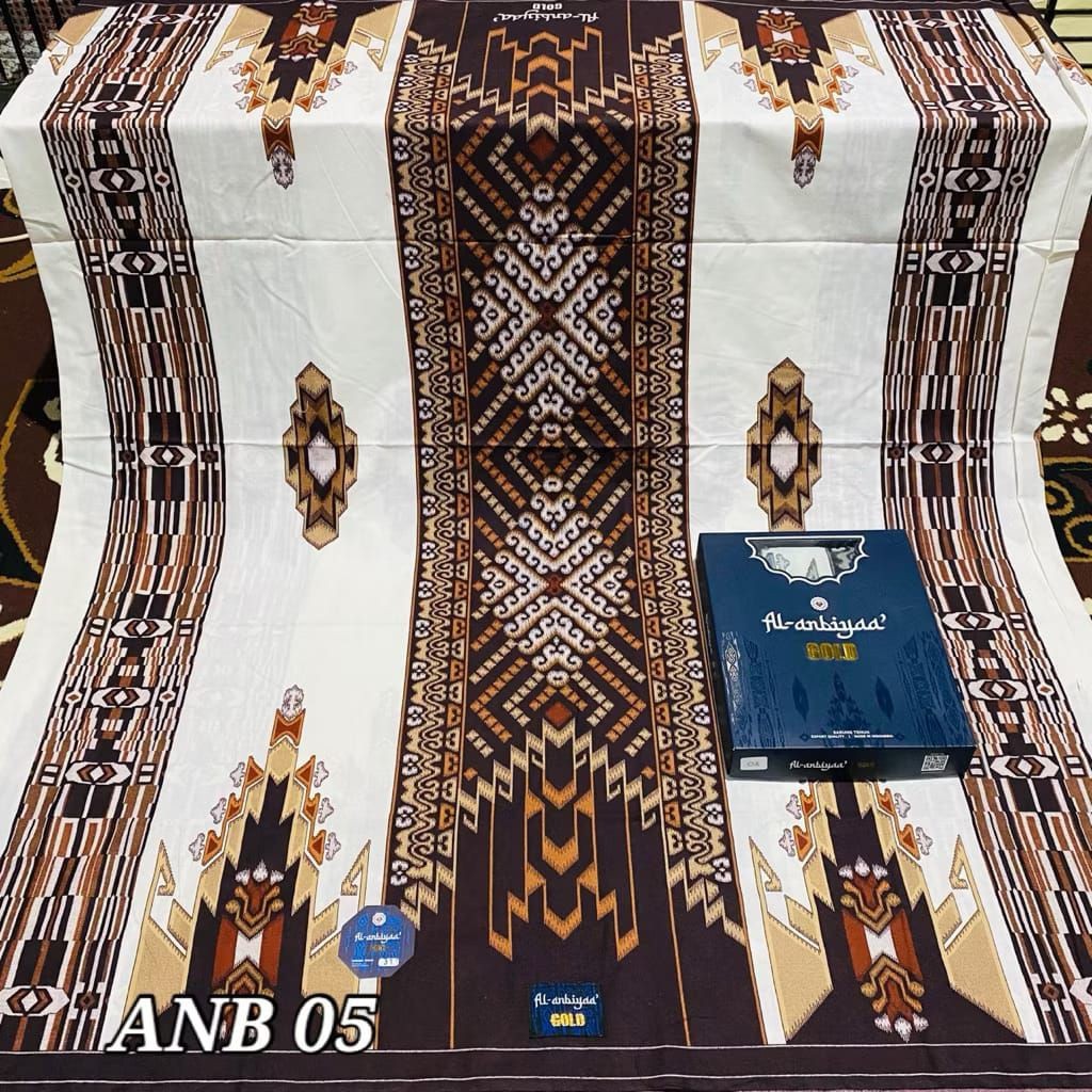 Sarung Al_anbiyaa' Gold Motif Batik Terbaru