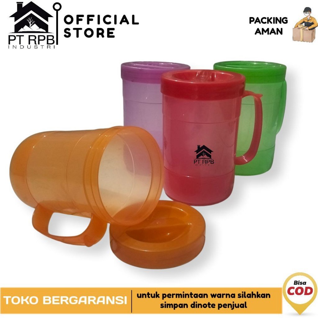 GELAS Cangkir mug Besar / cangkir mug plastik