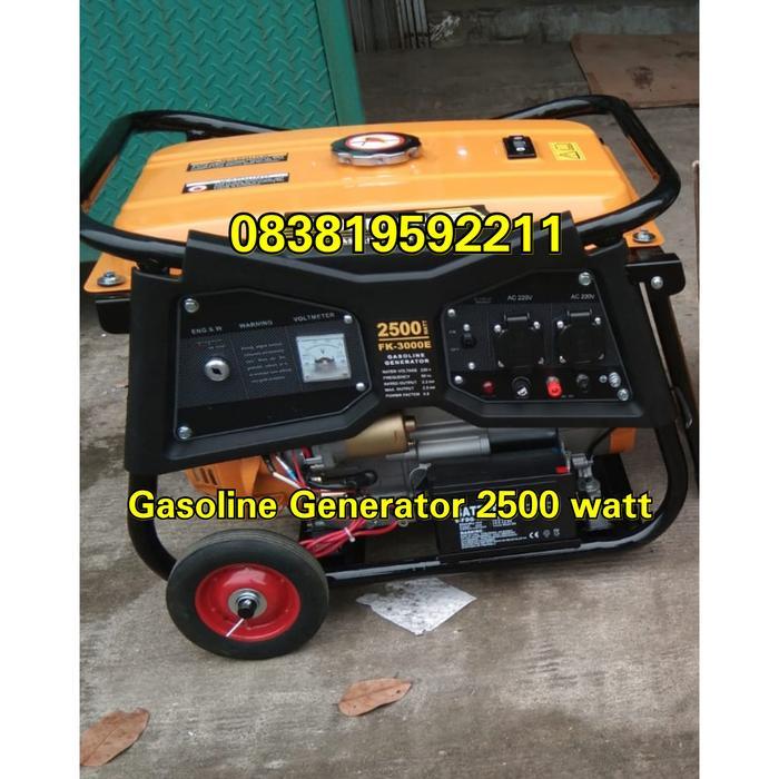 genset generator gasoline fujikawa 2500 watt