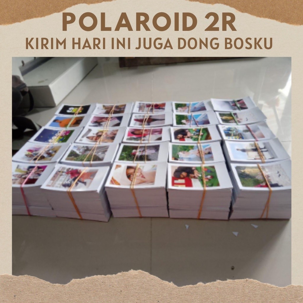 PROMOPAKET CETAK 100 FOTO CUCI FOTO POLAROID 2R SEHARI JADI