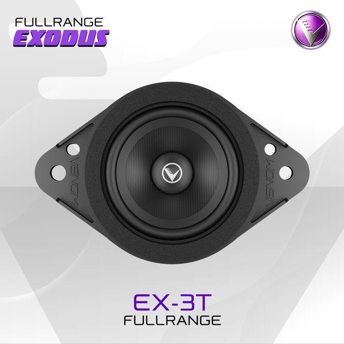 Speaker Full Range 3 Inch VENOM EX-3T Full Range Plug and Play Zenix- GARANSI RESMI - 100% BARANG OR