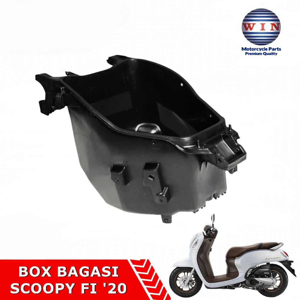 Win Box Bagasi Jok Scoopy Prestige Sporty Stylish K2F 2020 2021 2022 2023