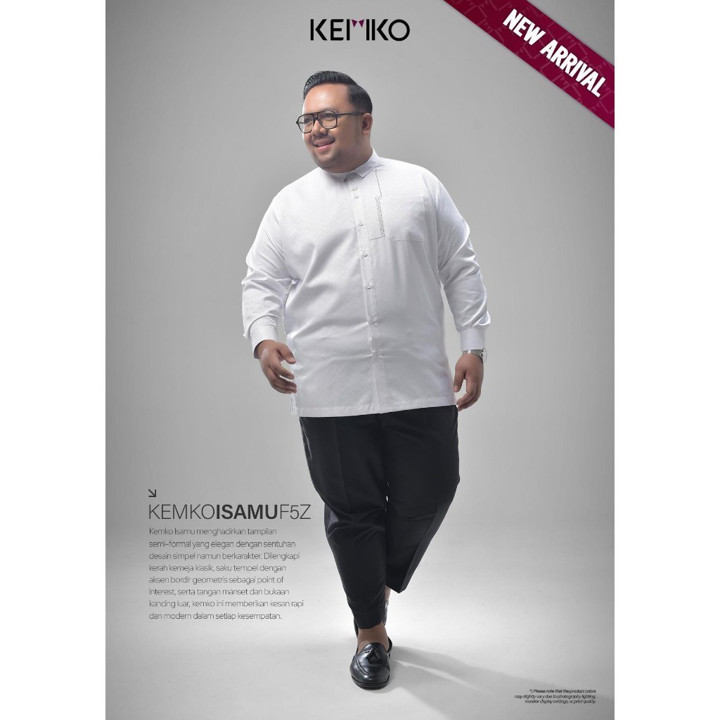Rabbani ori - Kemko Isamu | Kemeja Koko Jumbo Isamu |Kemko Lengan Panjang | Kemeja Lengan Panjang | 
