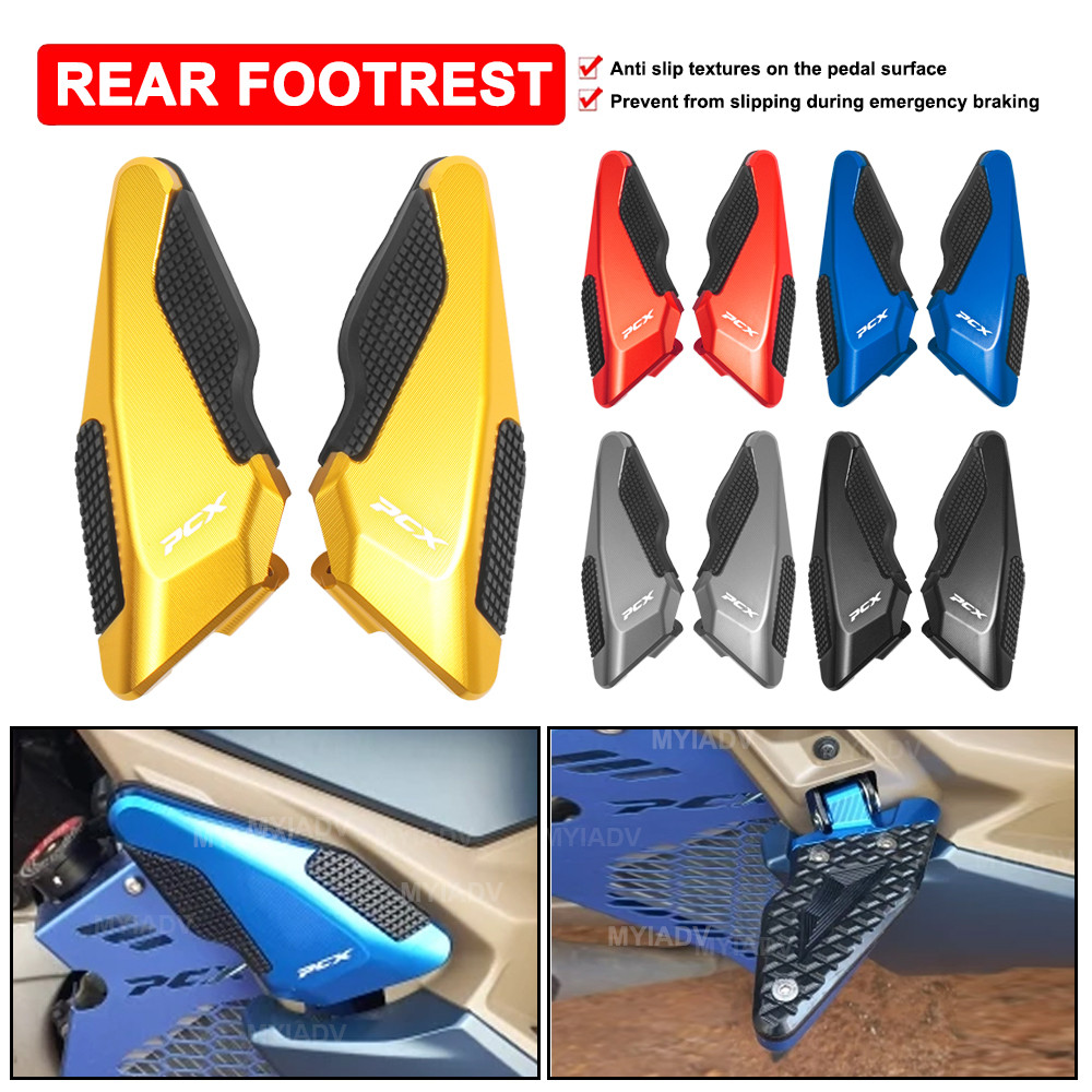 Pijakan Kaki Penumpang Belakang Sepeda Motor Untuk Honda PCX125 PCX160 PCX 125 160 2018-2025 Aksesor