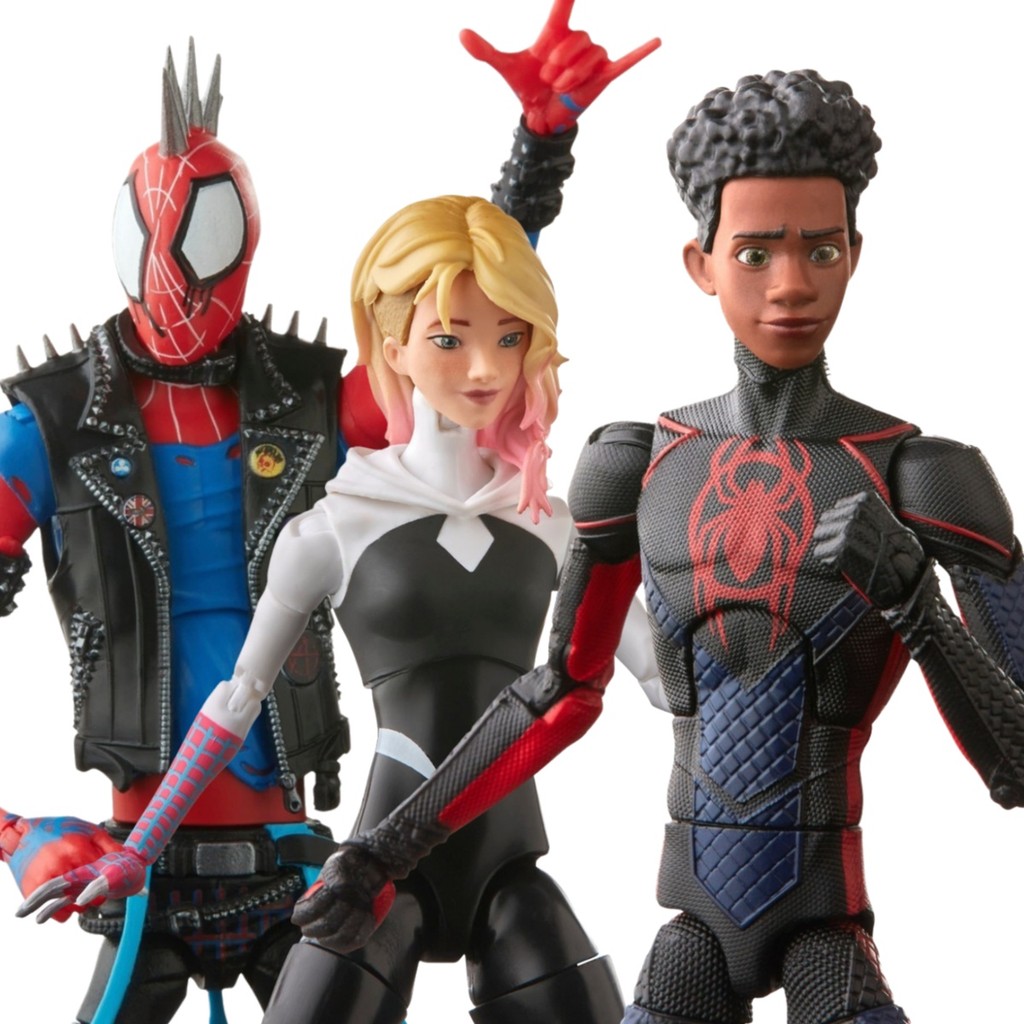 Marvel Legends Series Spider-Man: Across The Spider-Verse Miles Morales Spider-Gwen Spider-Punk 6 In
