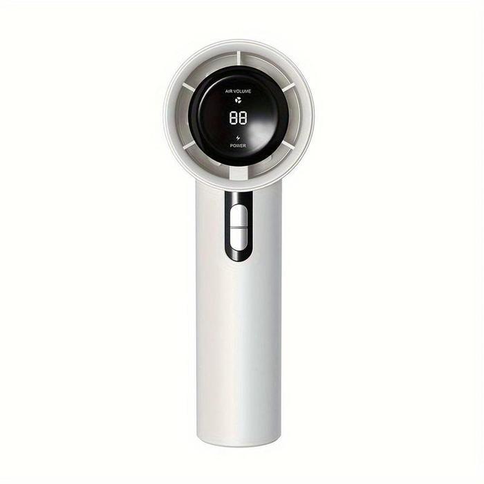CHILLSPACE Kipas mini angin kencang 100 kecepatan angin tampilan digital kipas genggam turbin kecepa