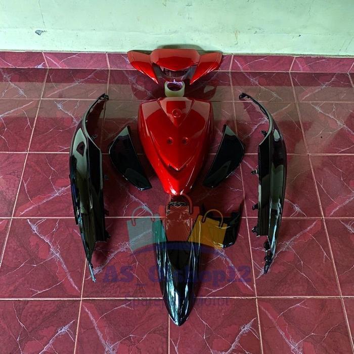 Full Body HAlus MIO J HITAM MERAH