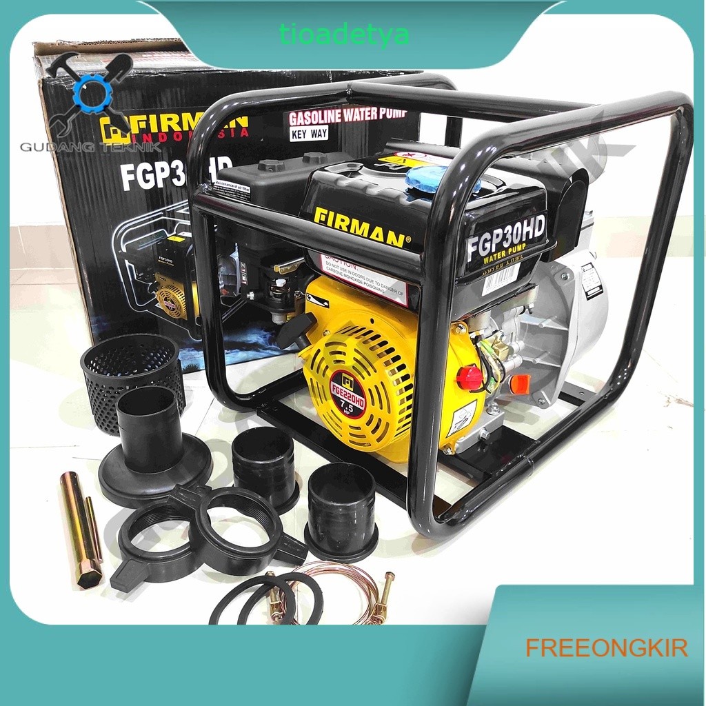 Water Pump 3" FIRMAN FGP30HD / Mesin Waterpump Alkon 3 Inch - Pompa Air Irigrasi Sawah FGP 30 HD FIR